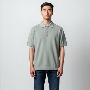 NWT Men's Classic Polo Shirt - Light Gray